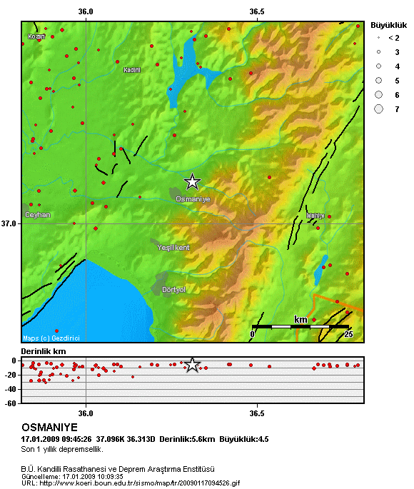 OSMANIYE 17.01.2009 09:45:26 D:5.6km M:4.5